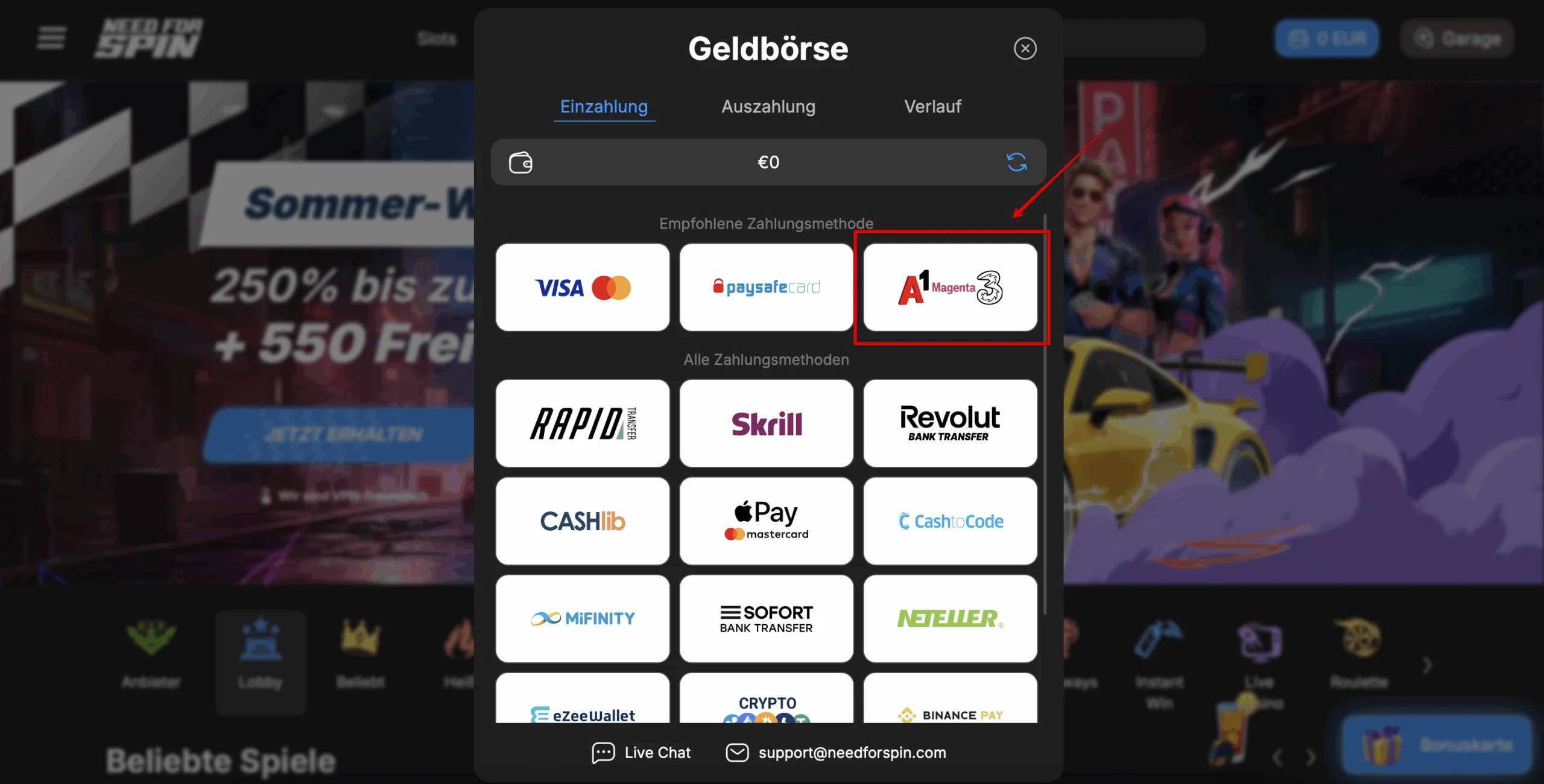 Need for Spin Casino